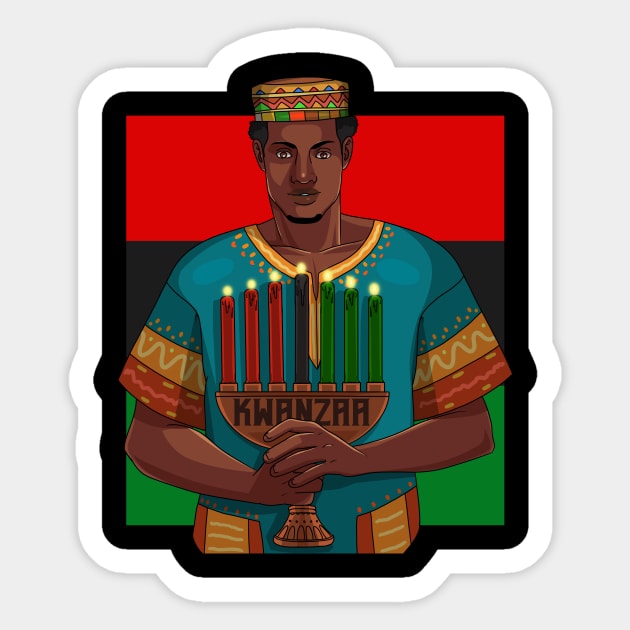 Happy Kwanzaa Sticker by Noseking